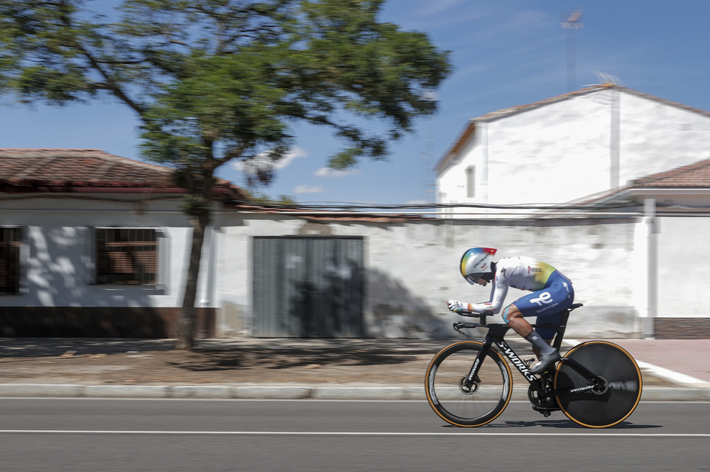 X etapa de la Vuelta Ciclista a España, con una contrarreloj por las calles de Valladolid.  / EFE