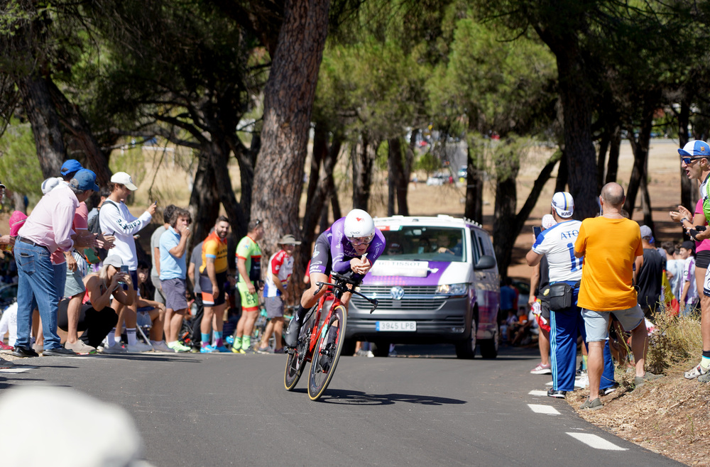 X etapa de la Vuelta Ciclista a España, con una contrarreloj por las calles de Valladolid.  / LETICIA PÉREZ / ICAL