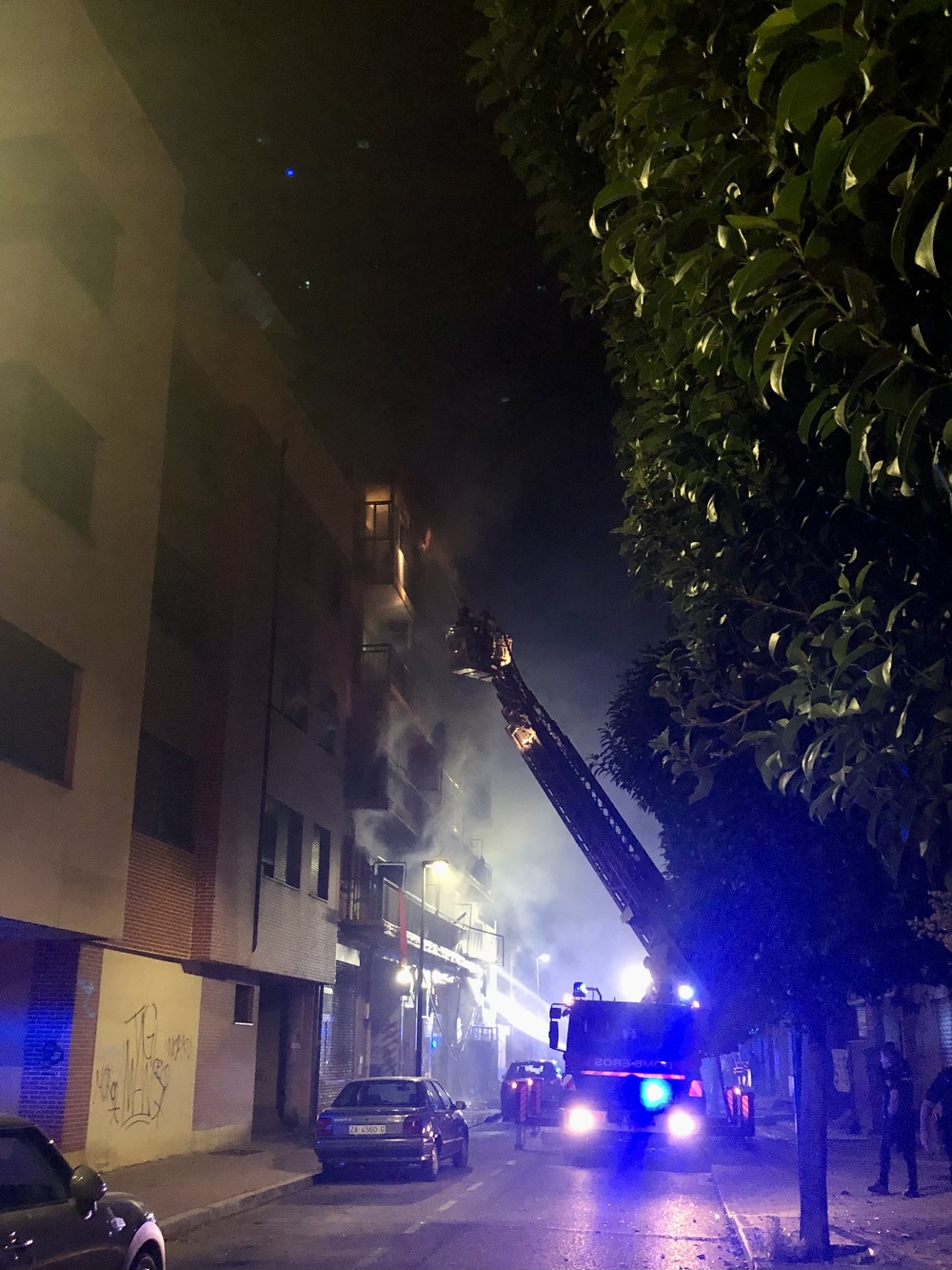 Explosión en un edificio de la calle Goya  / ICAL