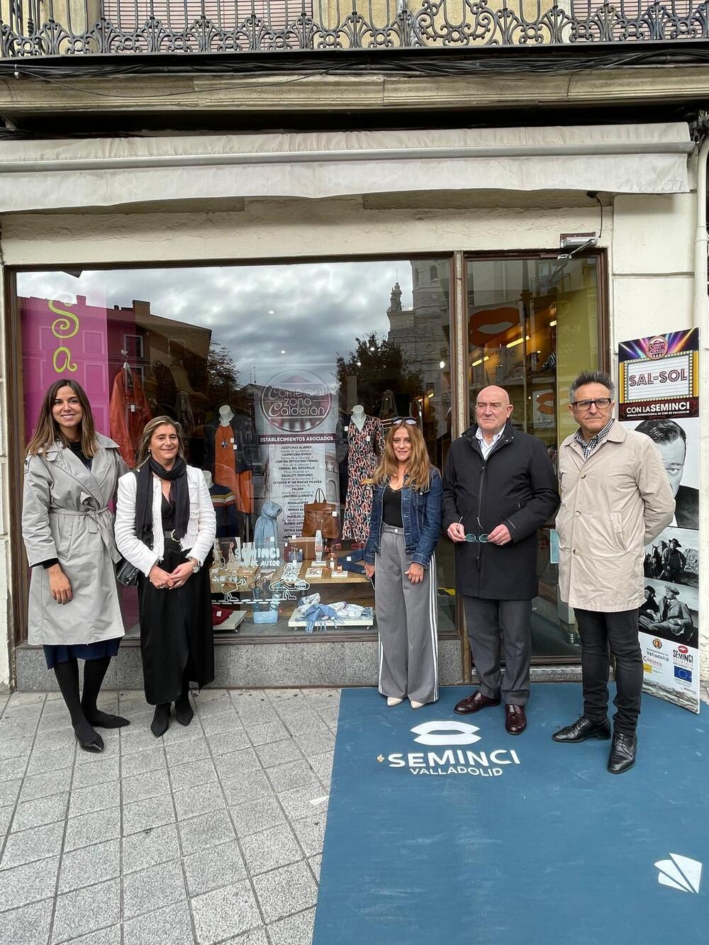 Campaña especial del comercio de la zona del Calderón por la Seminci.