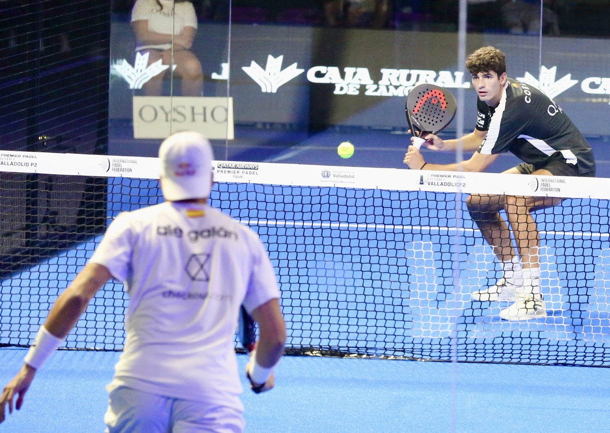 Final del Oysho Valladolid Padel Premier en Pisuerga.  / MONTSE.ALVAREZ