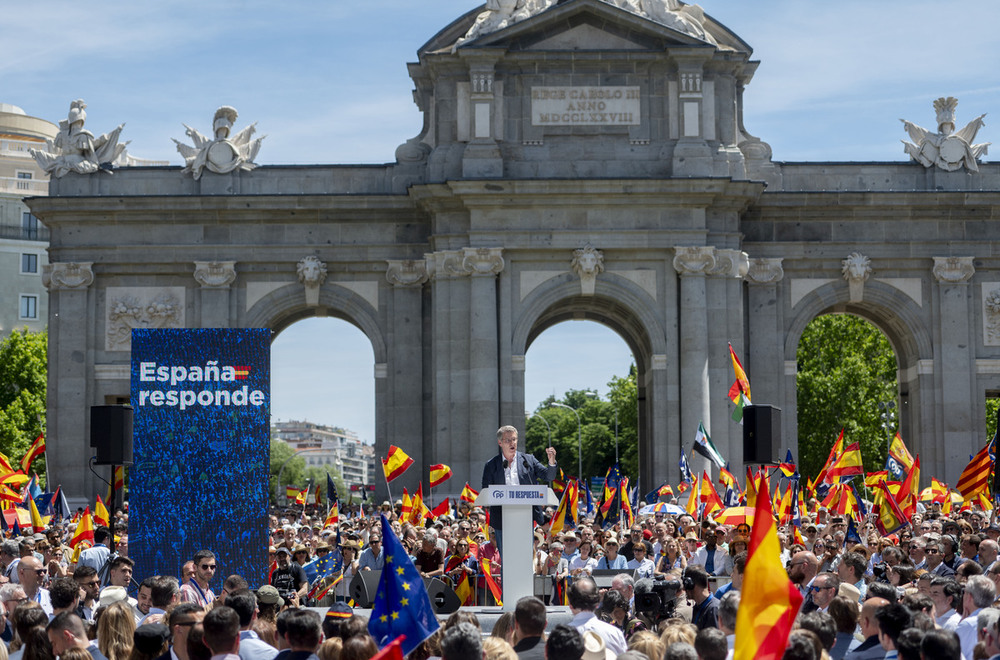 El PP vuelve a salir a la calle contra Sánchez y la amnistía