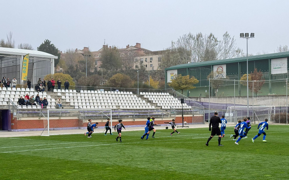 Imagen de la inauguración de la Zaratán Cup, que reúne en esta edición a 32 equipos alevines de toda España.