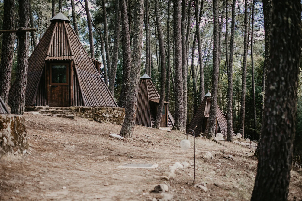 Glamping The Teepee