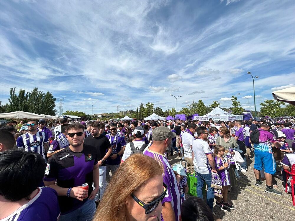 Aficionados del Real Valladolid. 