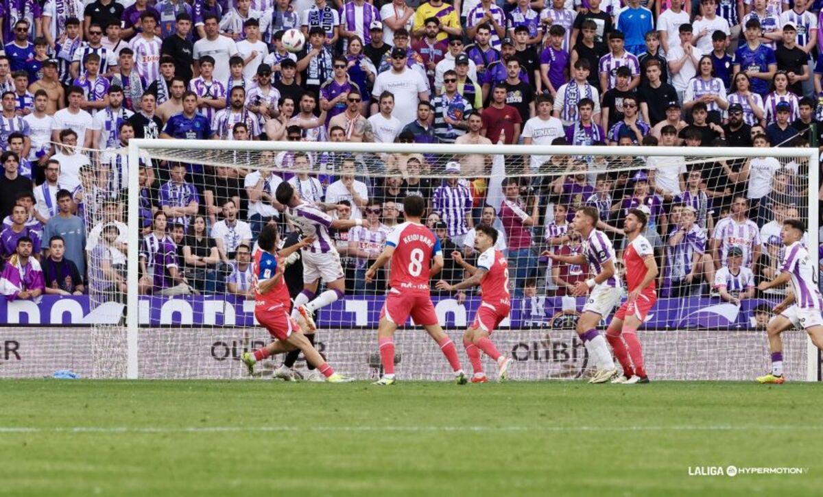 Partido entre el Real Valladolid y el Espanyol.  / LALIGA