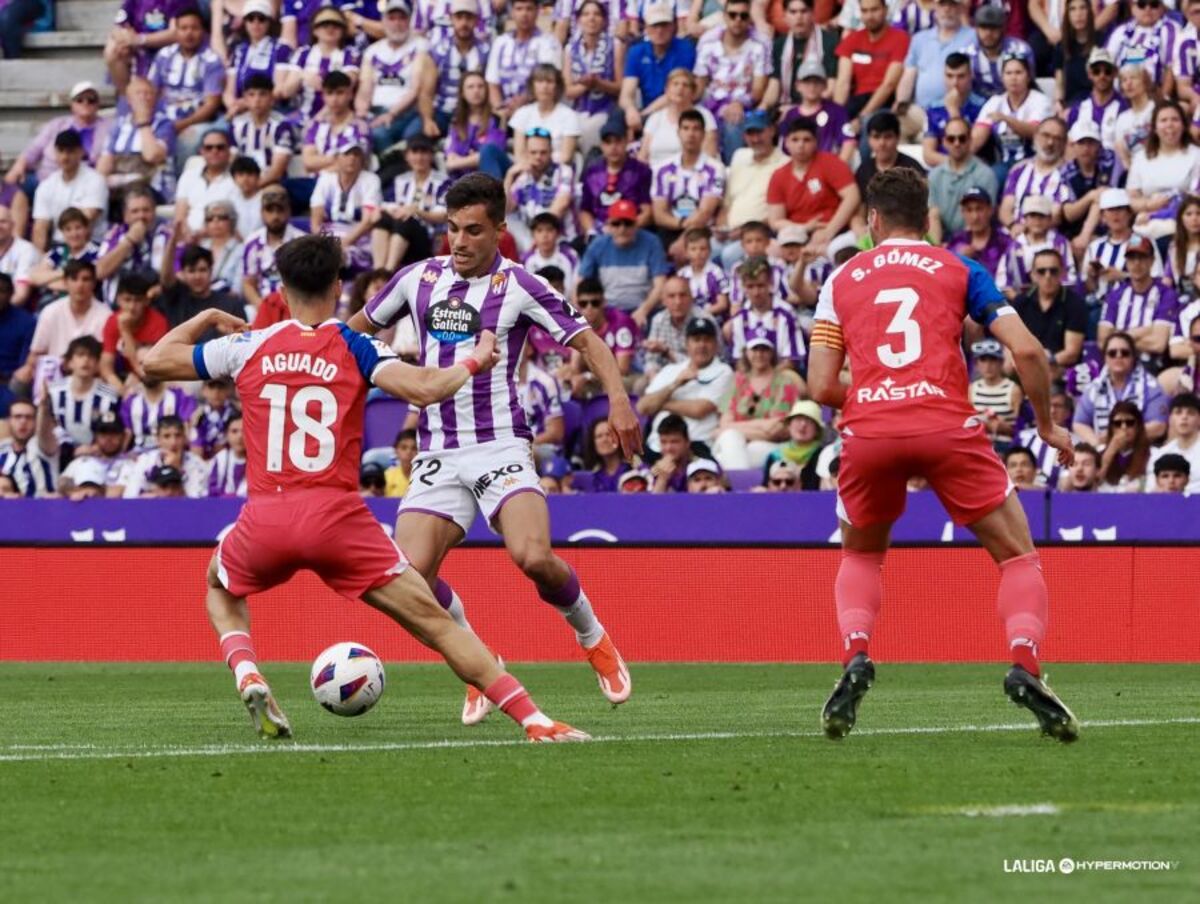 Partido entre el Real Valladolid y el Espanyol.  / LALIGA