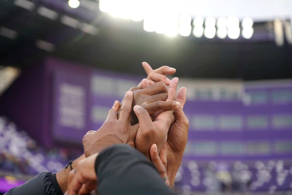 La selección española absoluta de rugby masculino se enfrenta a Fiyi en el estadio José Zorrilla de Valladolid.  / MIRIAM CHACÓN / ICAL