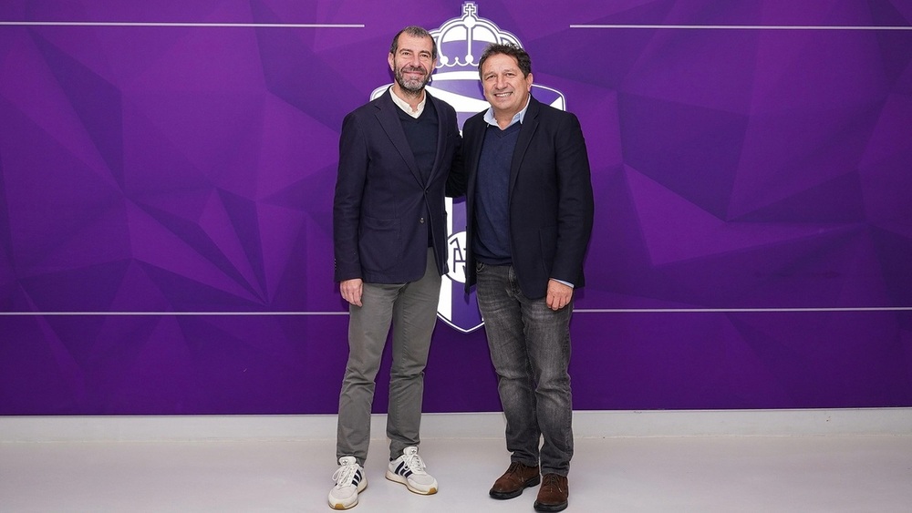 David Espinar y Eusebio Sacristán, en el acuerdo entre ambas Fundaciones.