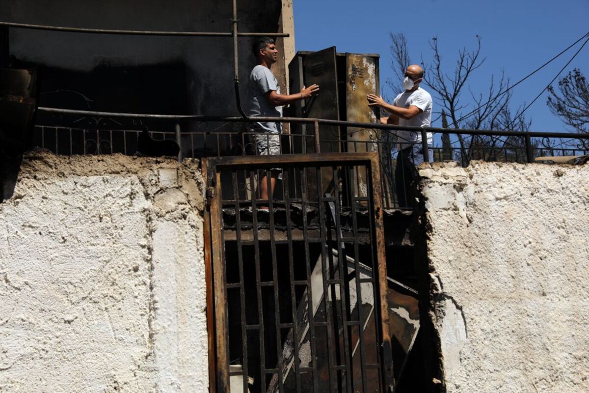 Wildfire in Greece's Attica region  / GEORGE VITSARAS