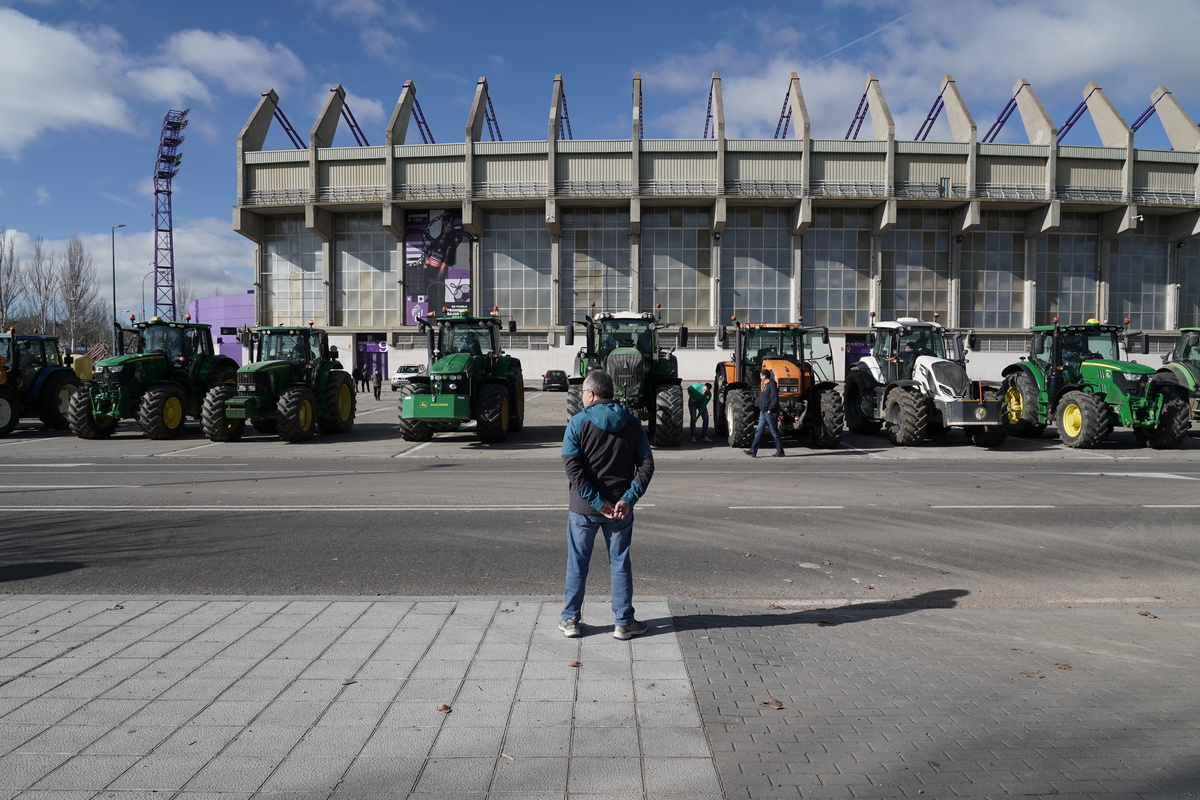 Tractorada en Valladolid.  / ICAL