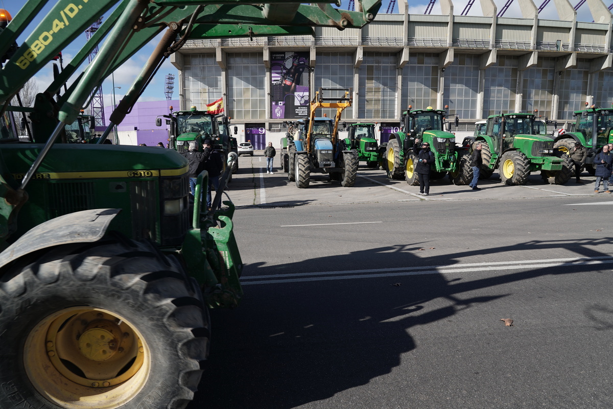 Tractorada en Valladolid.  / ICAL