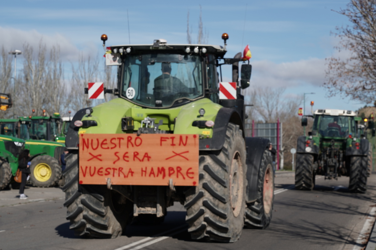 Tractorada en Valladolid.  / ICAL