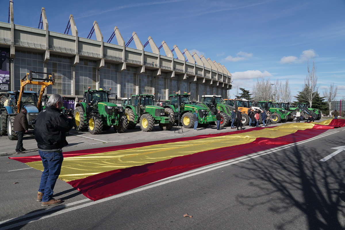 Tractorada en Valladolid.  / ICAL