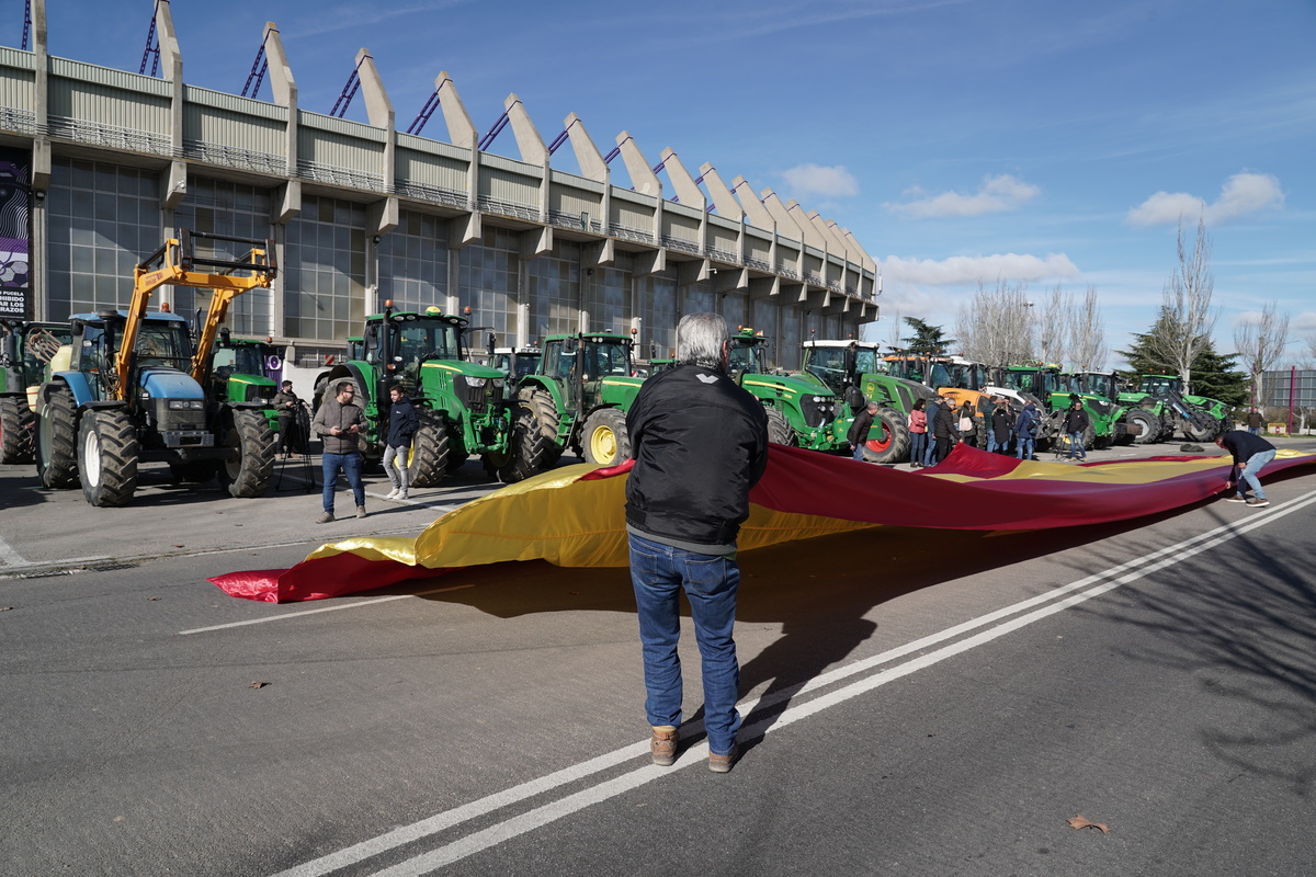 Tractorada en Valladolid.  / ICAL