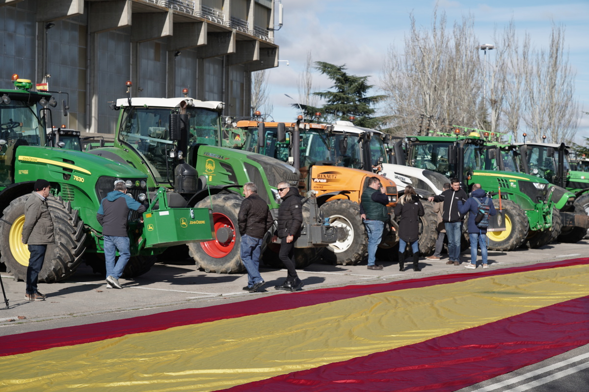 Tractorada en Valladolid.  / ICAL