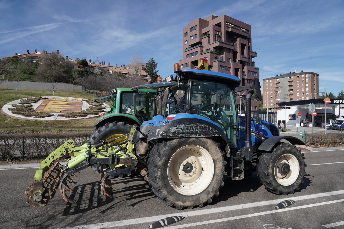 Tractorada en Valladolid.  / ICAL