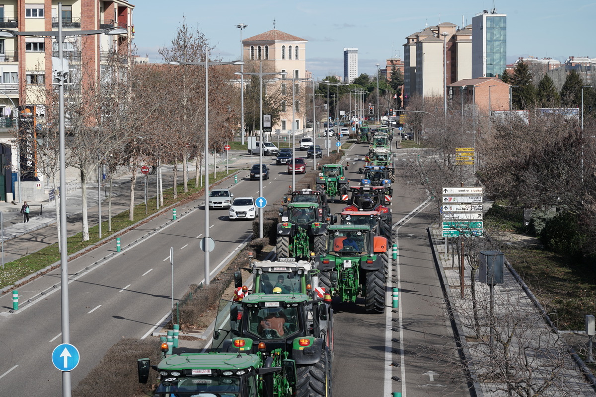 Tractorada en Valladolid.  / ICAL