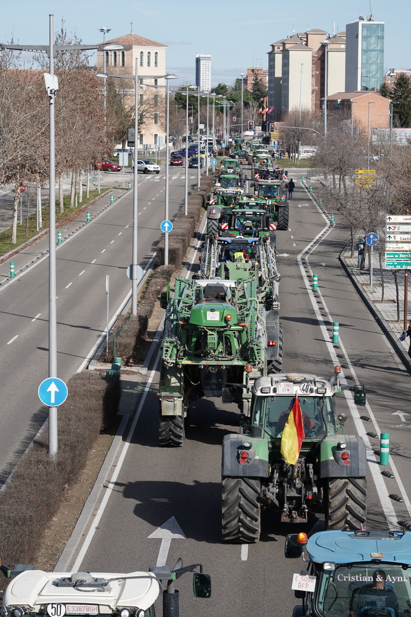 Tractorada en Valladolid.  / ICAL