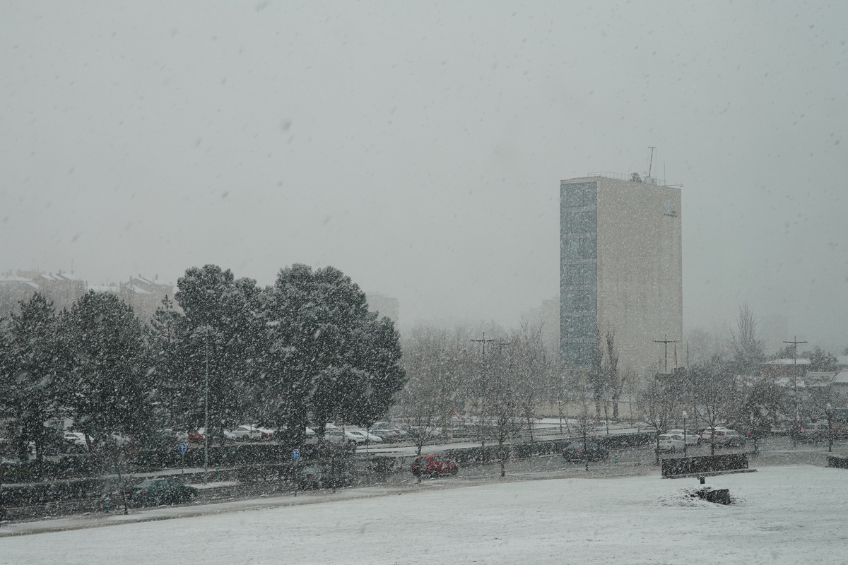 Segunda nevada en Valladolid  / RUBÉN CACHO / ICAL