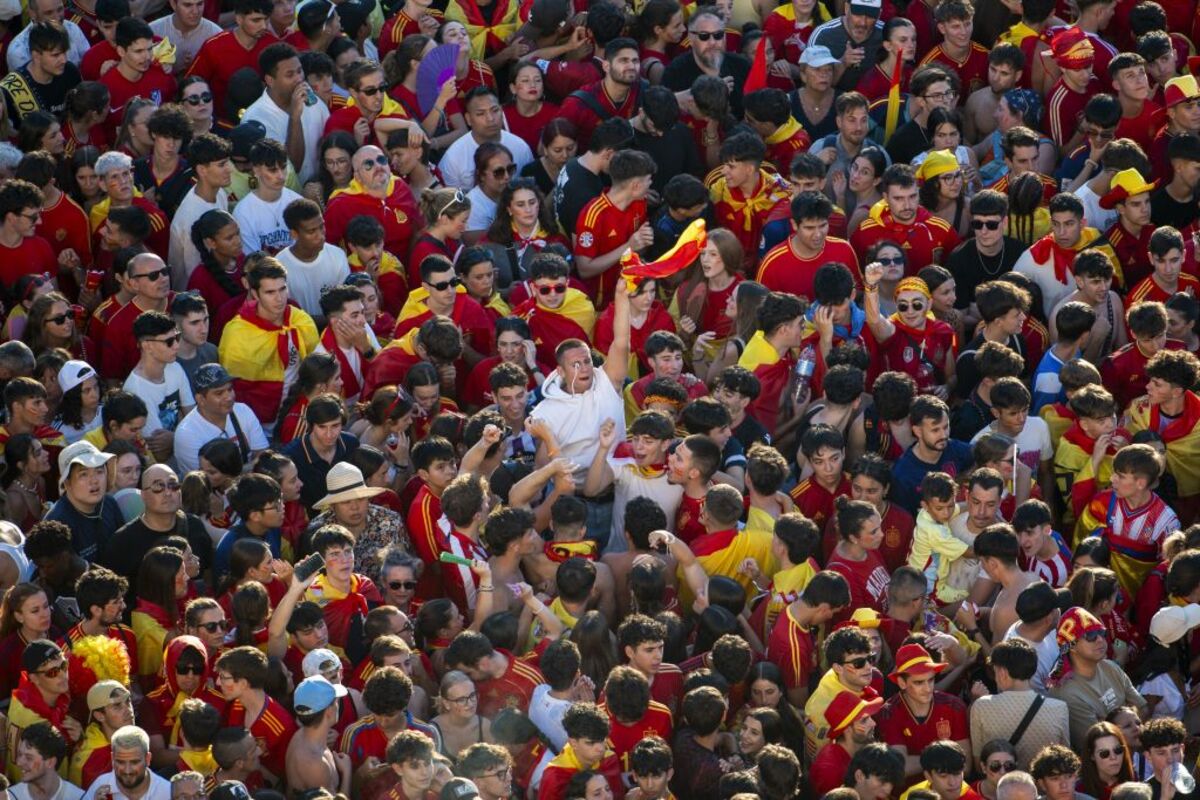 Celebración de la selección española en Madrid  / FERNANDO VILLAR