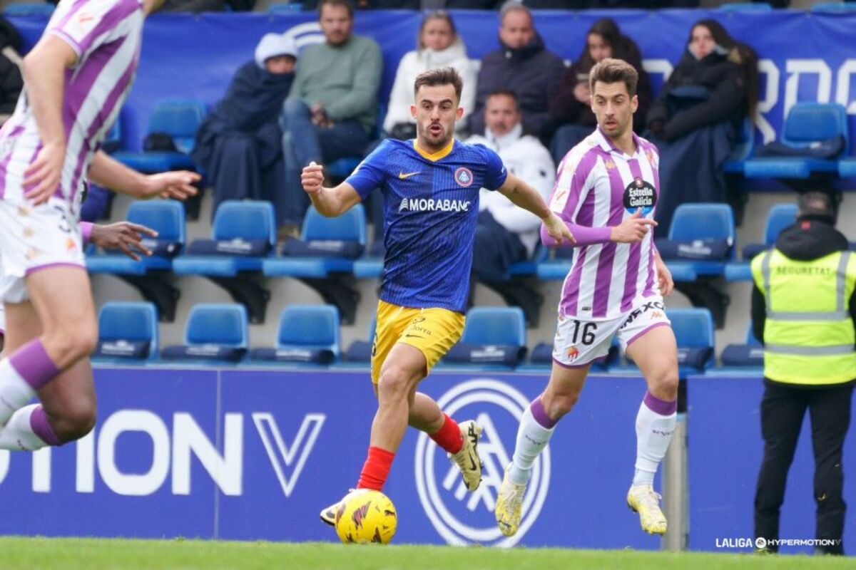 Imagen del Andorra-Real Valladolid.  / LALIGA