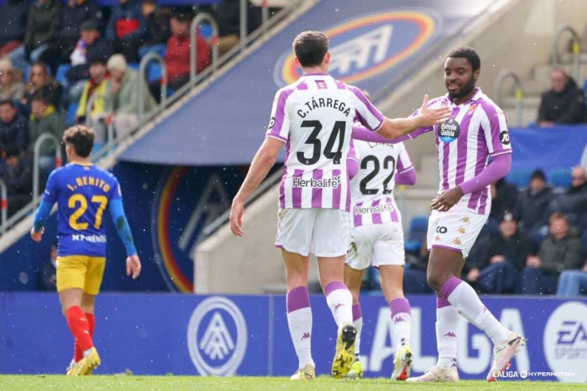 Imagen del Andorra-Real Valladolid.  / LALIGA