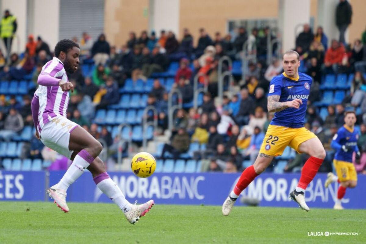 Imagen del Andorra-Real Valladolid.  / LALIGA