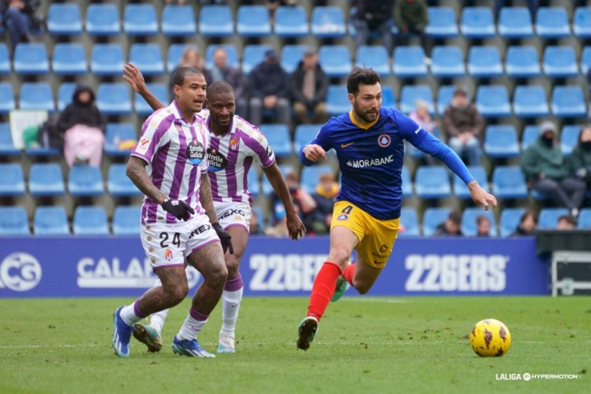 Imagen del Andorra-Real Valladolid.  / LALIGA