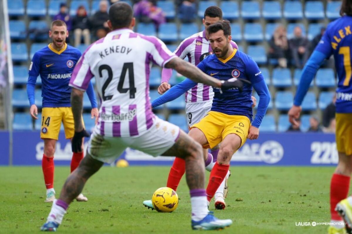 Imagen del Andorra-Real Valladolid.  / LALIGA