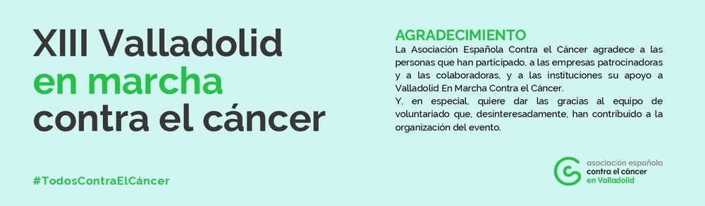 Listado de los ganadores de la Marcha contra el Cáncer