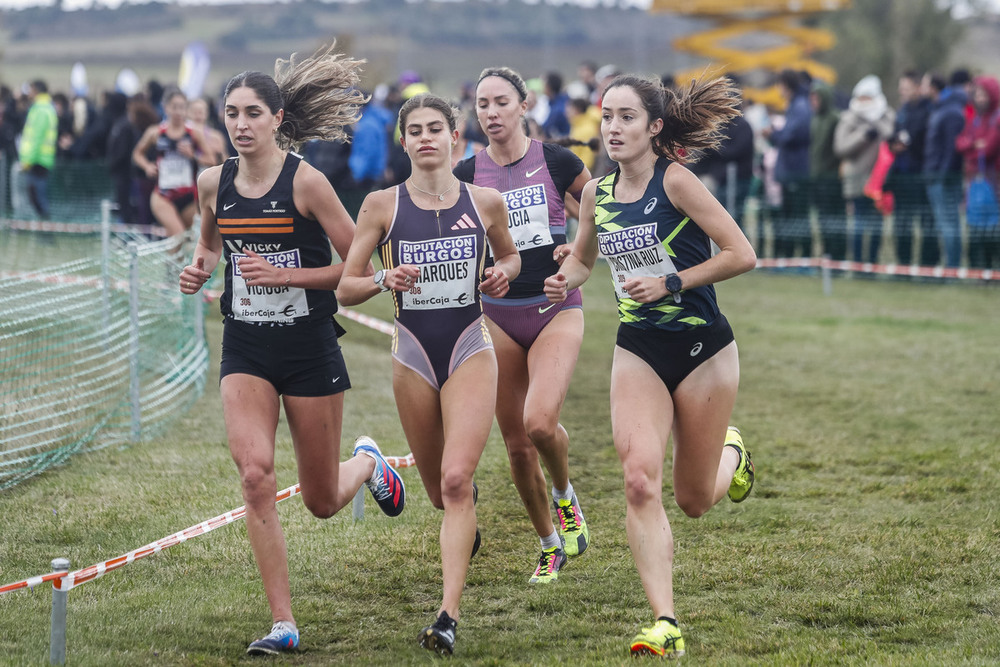 Ángela Viciosa, en el Cross de Atapuerca.