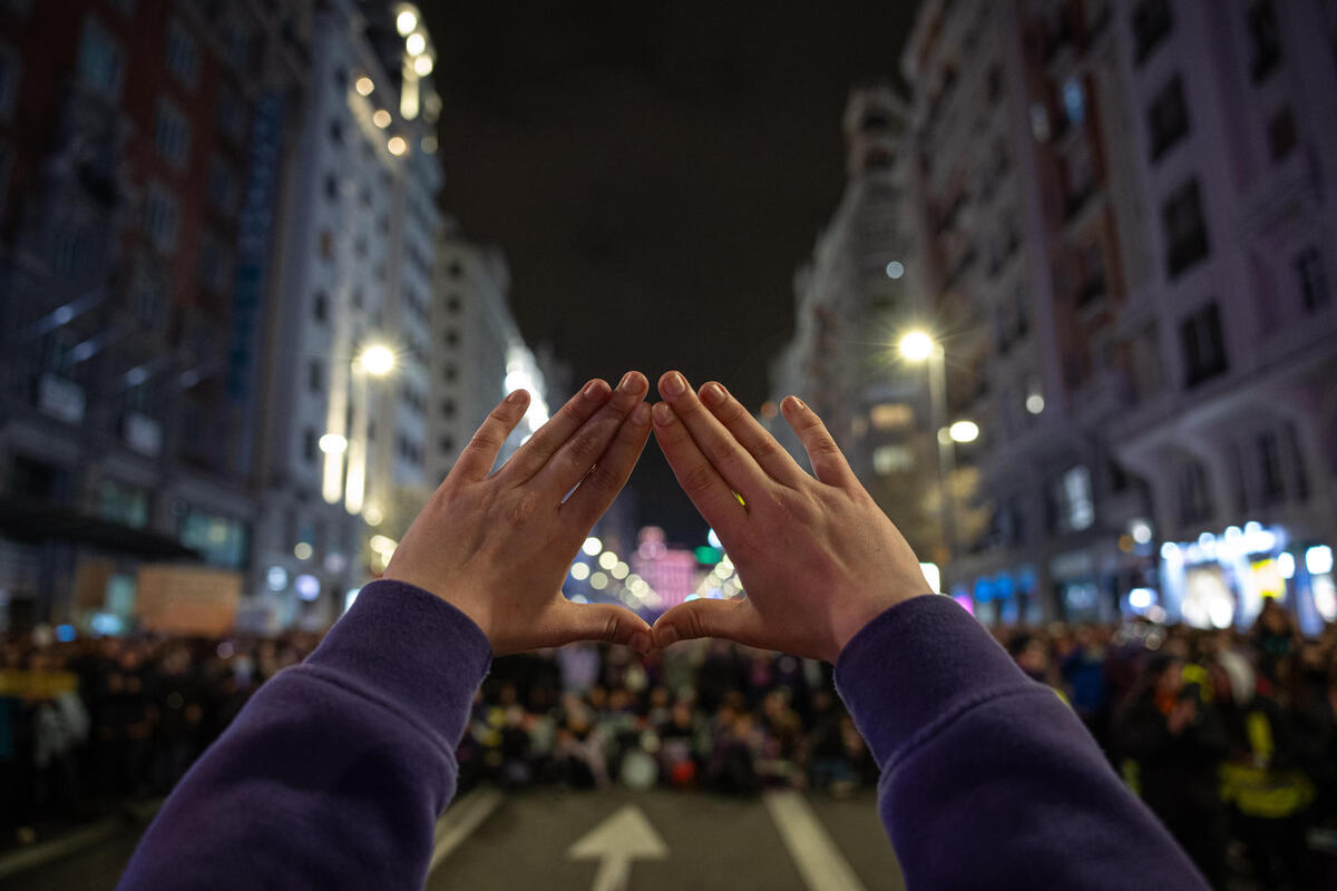 Marchas del 8M en Madrid  / DANIEL GONZÁLEZ