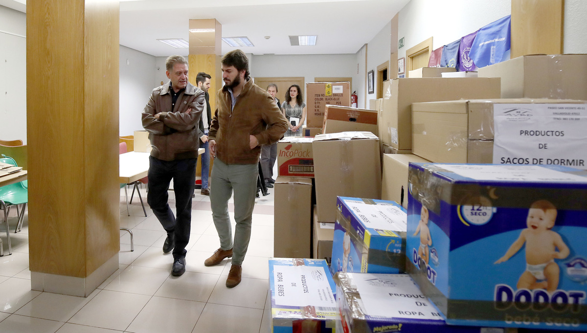 El portavoz de Vox en las Cortes de Castilla y León visita el barrio Delicias de Valladolid  / R.VALTERO / ICAL