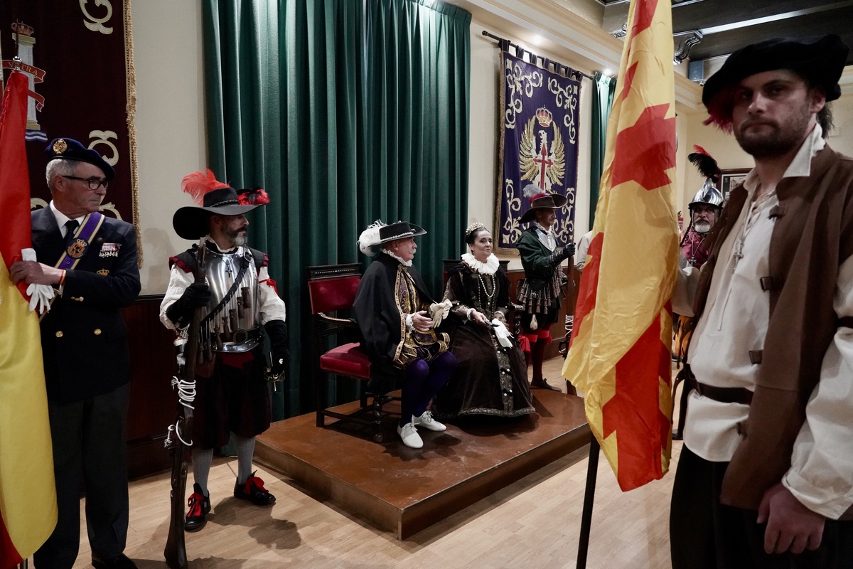 Las calles de Valladolid recrean el funeral dedel príncipe irlandés ‘Red’ Hugh O'Donnell.  / ICAL