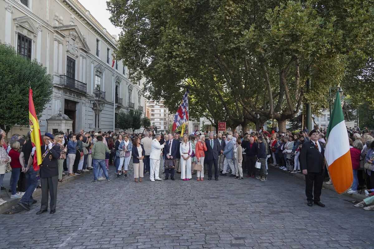 Las calles de Valladolid recrean el funeral dedel príncipe irlandés ‘Red’ Hugh O'Donnell.  / ICAL