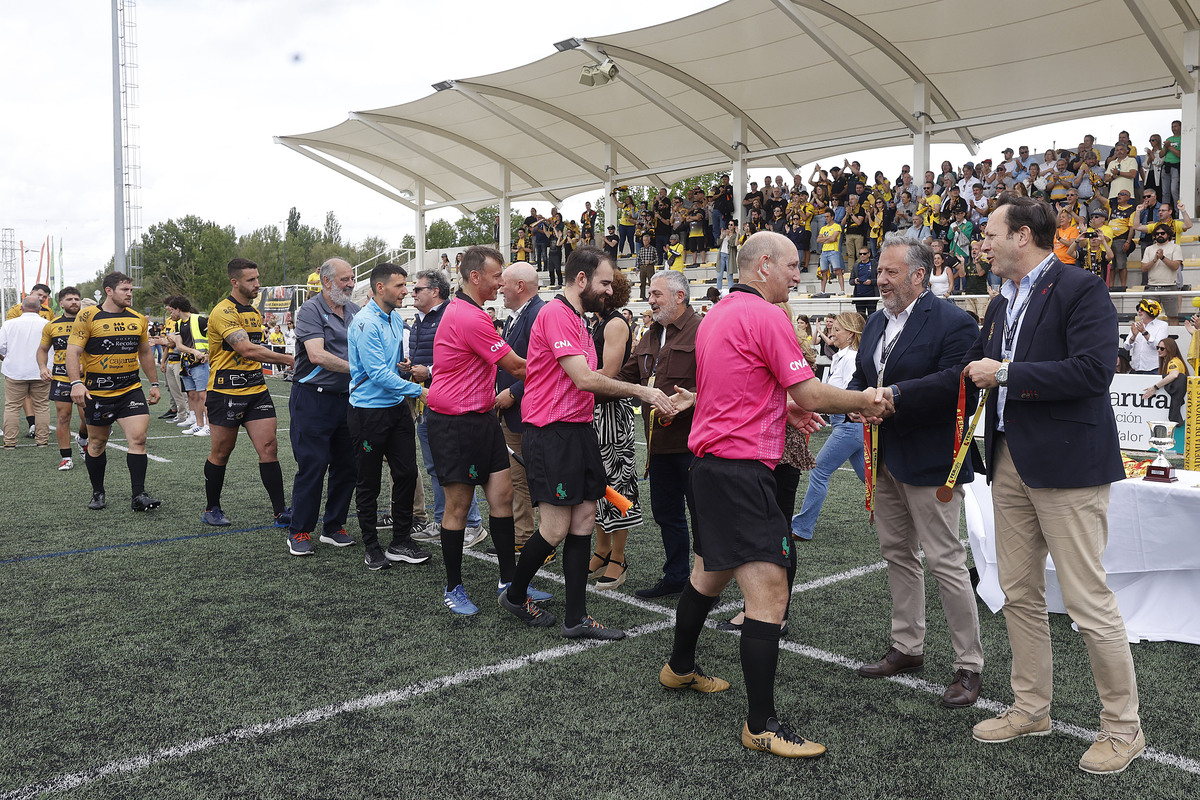 Final de la liga de rugby que disputan el Recoletas Burgos y el VRAC Quesos Entrepinares  / ICAL