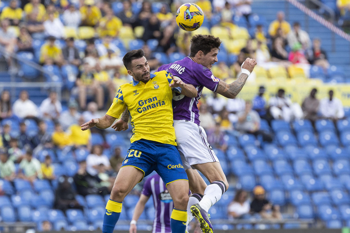 Imagen del UD Las Palmas-Real Valladolid.  / EFE