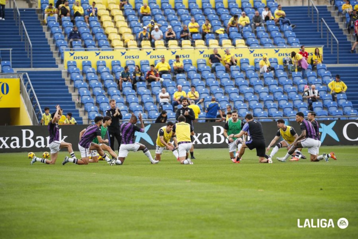 Imagen del UD Las Palmas-Real Valladolid.  / EFE