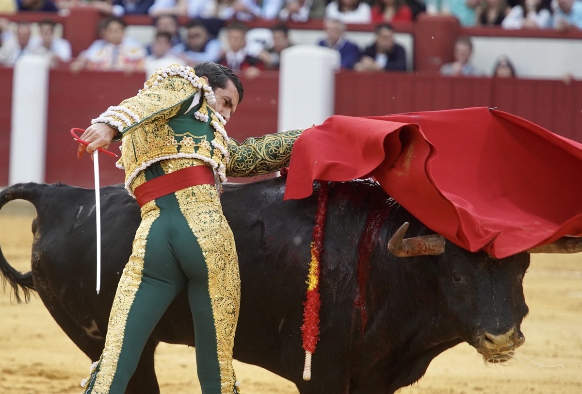 Emilio de Justo en la Feria taurina De San Pedro Regalado.  / LETICIA PÉREZ / ICAL