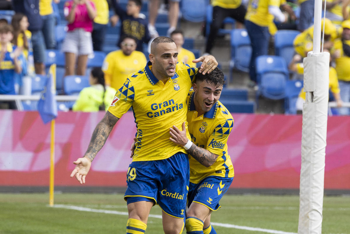 Imagen del UD Las Palmas-Real Valladolid.  / EFE