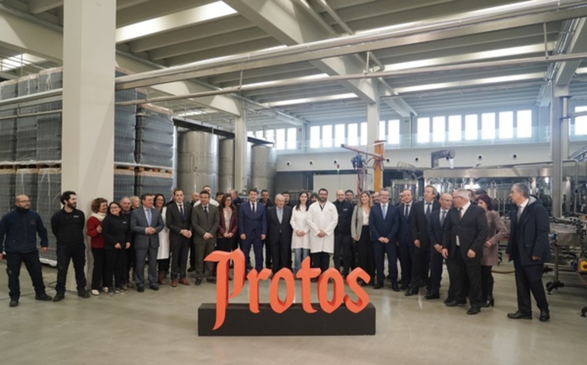 Inauguración de la nueva bodega y centro logístico de Protos en Peñafiel.  / ICAL