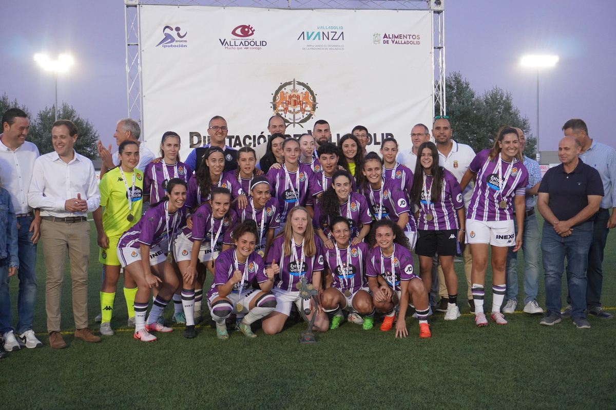 Final del IV Trofeo Diputación de fútbol femenino en Villanubla.