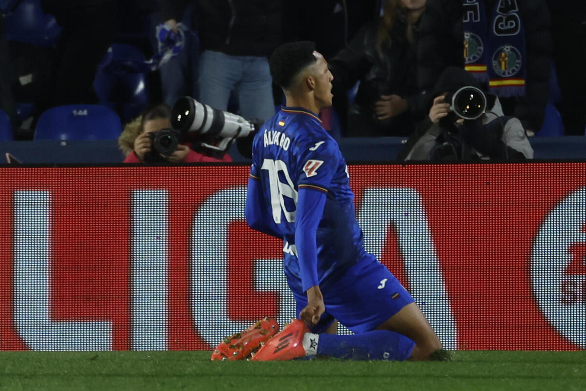 Partido entre el Getafe y el Real Valladolid.  / EFE