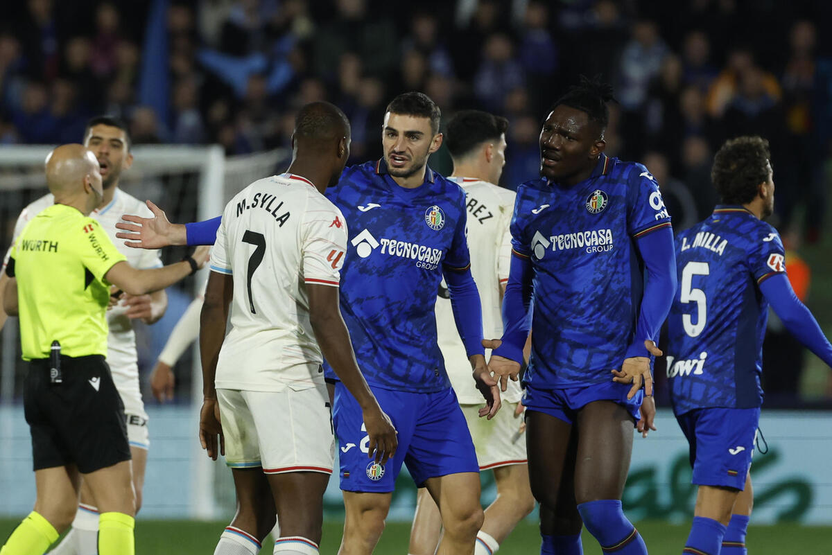 Partido entre el Getafe y el Real Valladolid.  / EFE