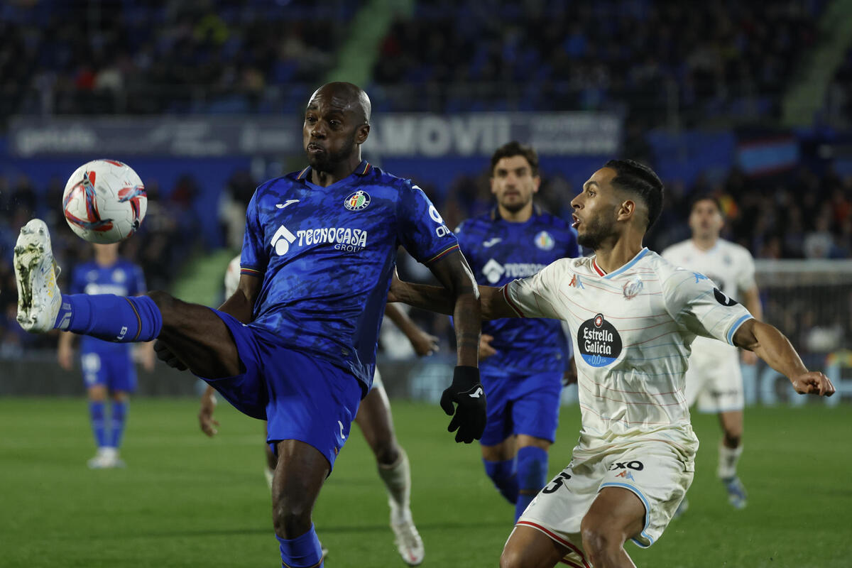 Partido entre el Getafe y el Real Valladolid.  / EFE