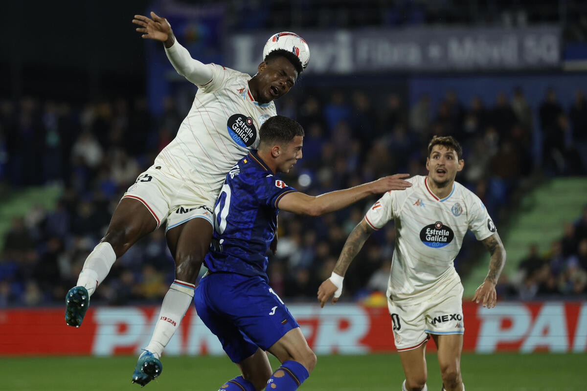 Partido entre el Getafe y el Real Valladolid.  / EFE