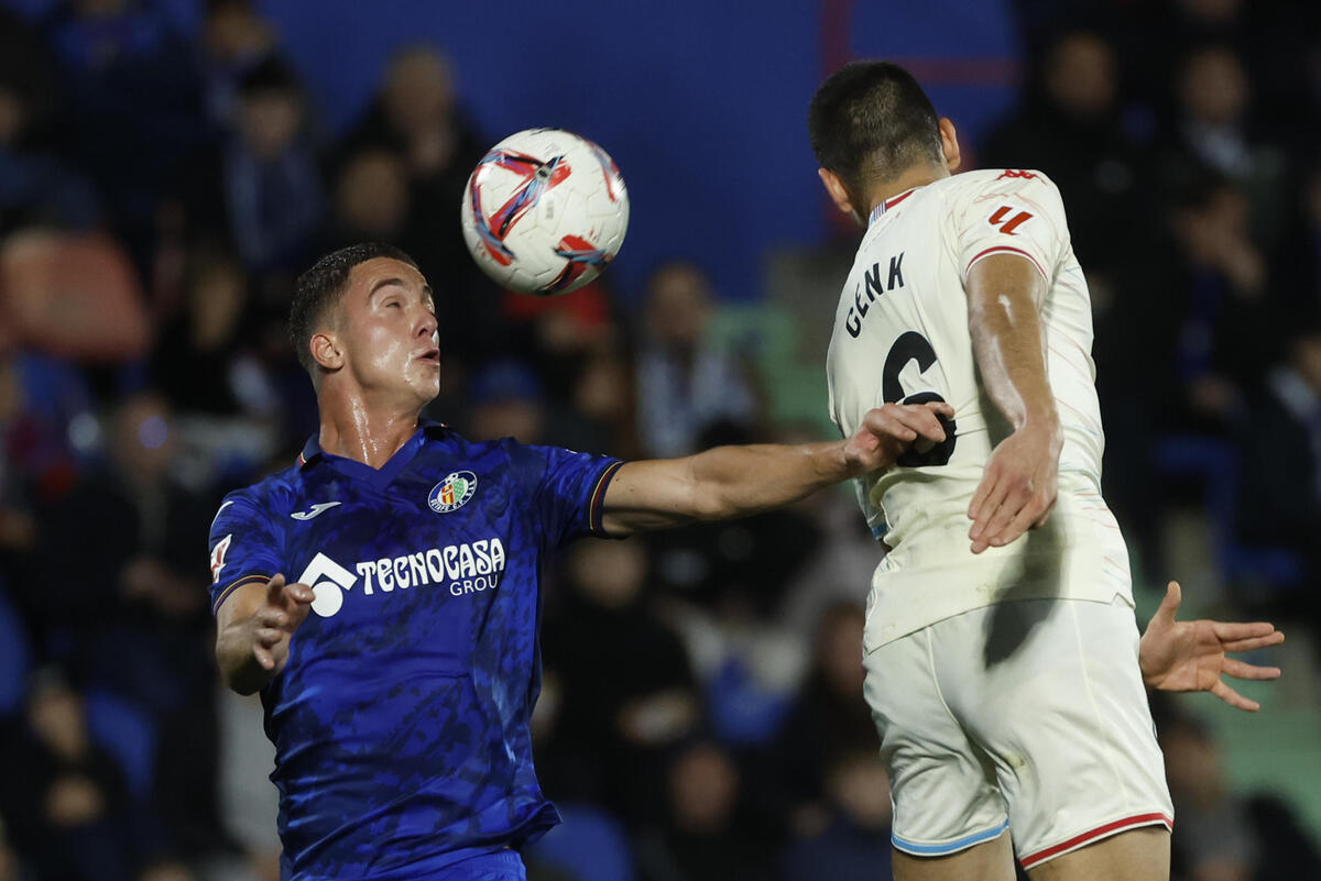 Partido entre el Getafe y el Real Valladolid.  / EFE