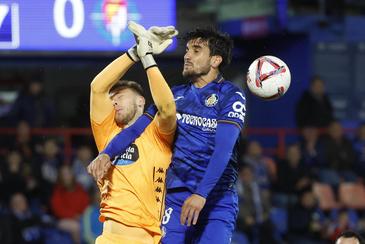 Partido entre el Getafe y el Real Valladolid.  / EFE