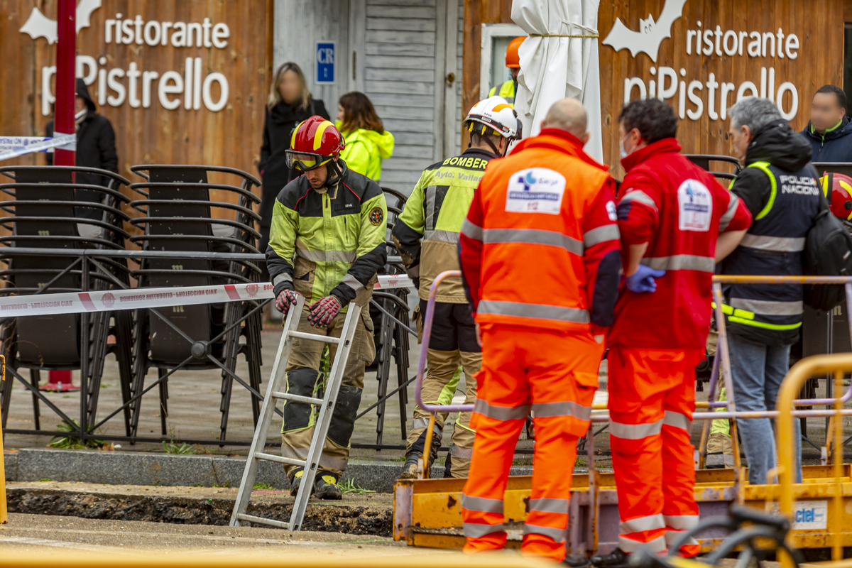 Fallece un trabajador en un accidente en Villa del Prado  / JONATHAN TAJES